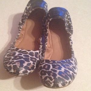 Lucky brand leopard print ballet flats