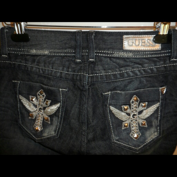 Guess Jeans * Dark Wash w/ Bling!