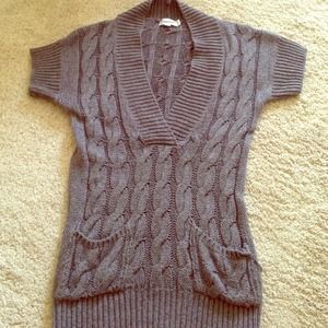 Chunky knit cable sweater