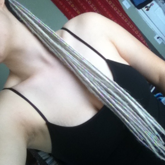 613 blonde synthetic DE dreads 10 count