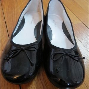Nordstrom Black Patent Leather Ballet Flats