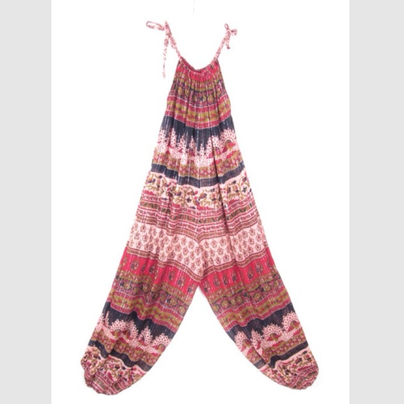 cotton gauze jumpsuit