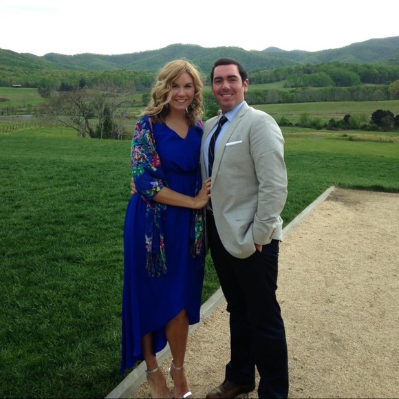 ❌consigned ❌  Cobalt Blue High-Low Maxi Dress - Picture 3 of 3