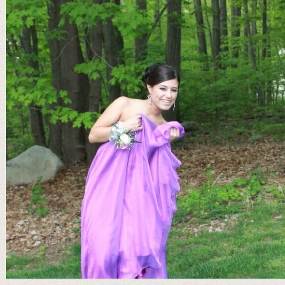 Formal purple prom gown - Picture 2 of 3