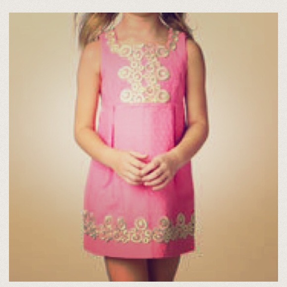 SIZE 14 GIRLS PINK MINI ADELSON DRESS - Picture 1 of 2