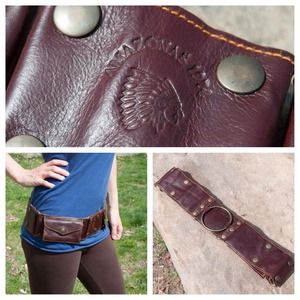 Leather pouch / handbag from Hawai.