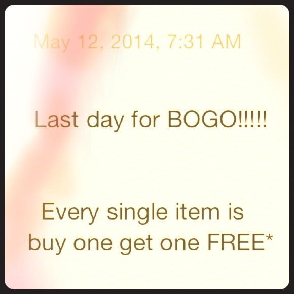 BOGO sale!