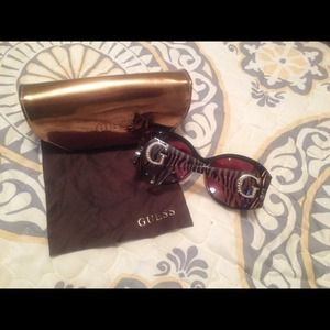 Guess brown women's eyeglasses