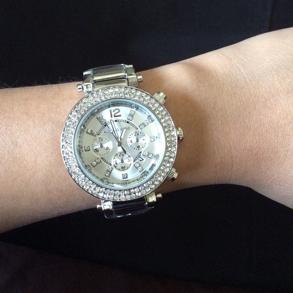 MK watch silver tone (reduced!)