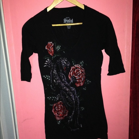 Sinful Long Dress Shirt