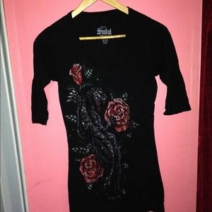 Sinful Long Dress Shirt