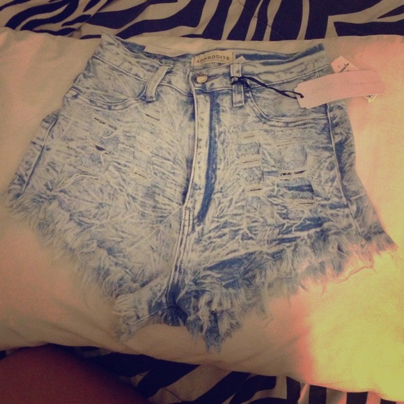 High waisted shorts