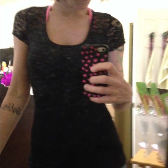 Lacey black t shirt