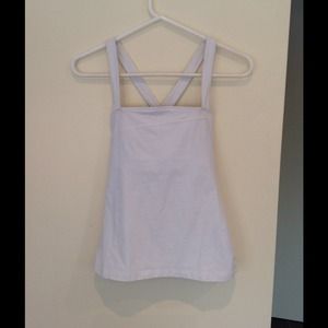 Lululemon white tank