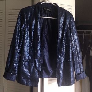 ❌❌SOLD IN BUNDLE Forever21 blue blazer