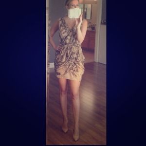 Super cute snakeskin print summer dress!