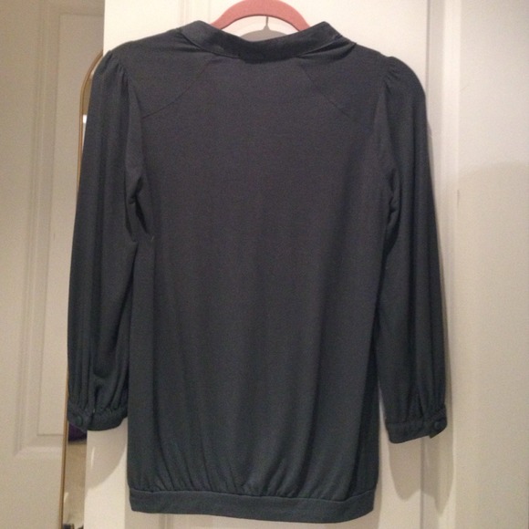 Ella Moss charcoal blouse - Picture 3 of 3