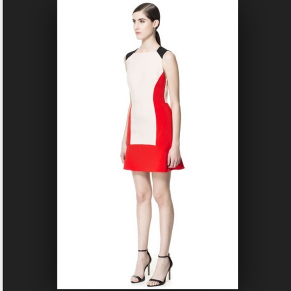 NWT Zara color block dress