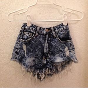 ❌SOLD❌ High Waisted Distressed Nasty Gal Shorts