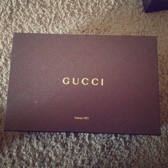 Gucci empty shoe box!