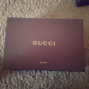 Gucci empty shoe box!