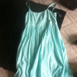 Blue dress