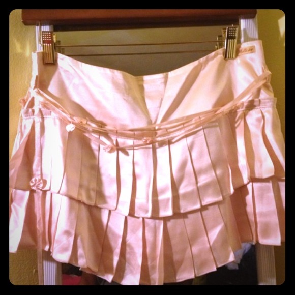 Silk Hollister Co. Ruffle skirt