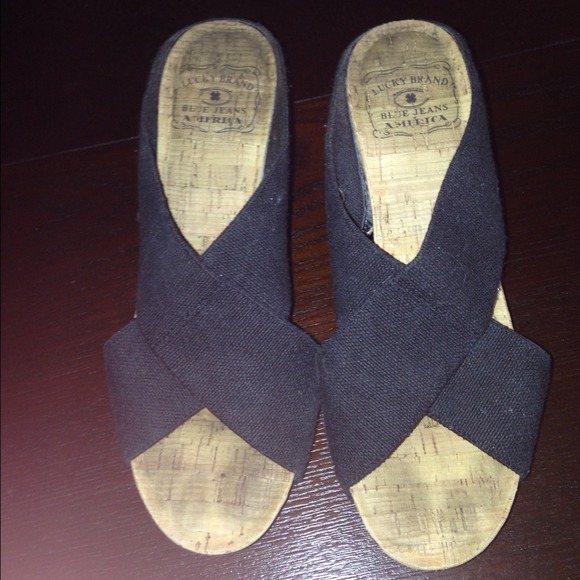 Black Lucky Brand Wedges