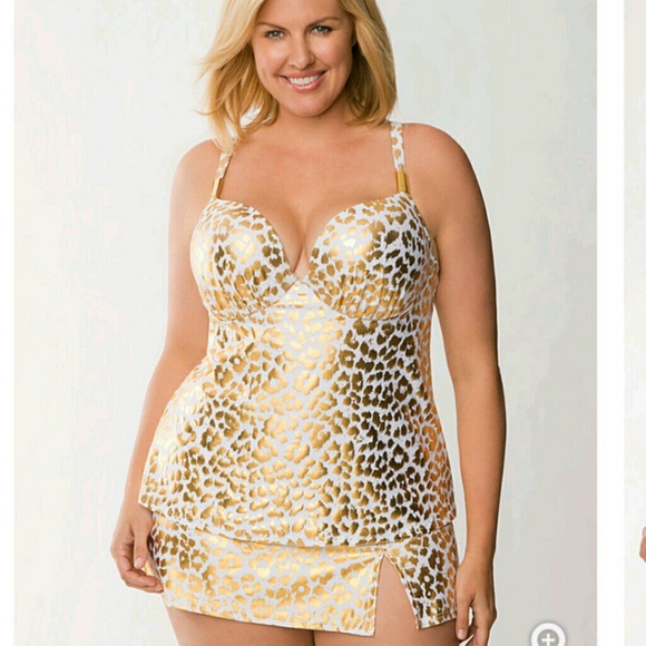 Sold on eBay Lane Bryant swim.suit ...very.cute - Picture 1 of 1