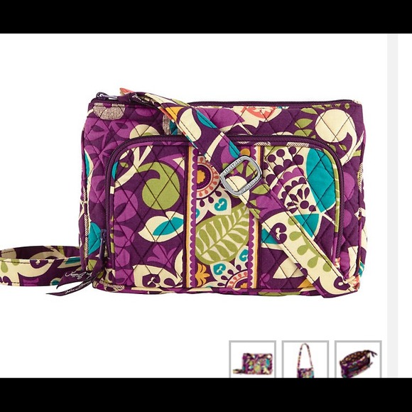 Vera Bradley Plum Crazy Crossbody