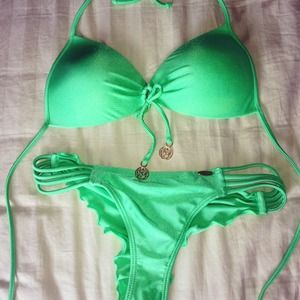 Luli Fama Snob Green Small Bikini