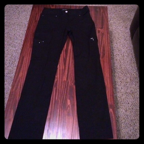 WHBM skinny black stretch pants