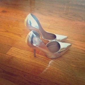 Silver heels
