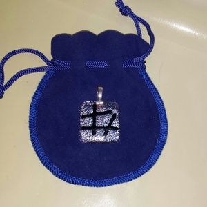 Murano Glass & Sterling Silver Pendant