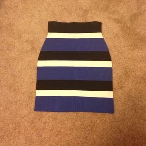 Striped skirt