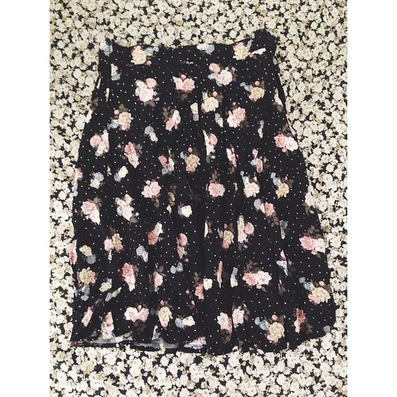Floral Patterned Skirt