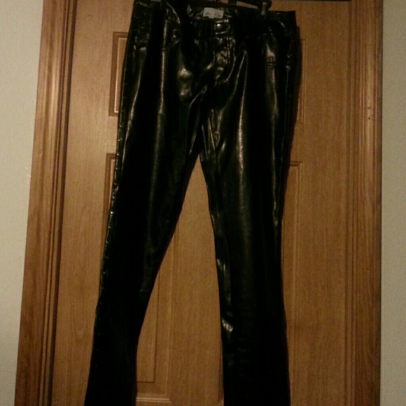 Leather pants with studs on side never worn