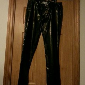 Leather pants with studs on side never worn