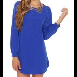 Lulus.com royal blue dress