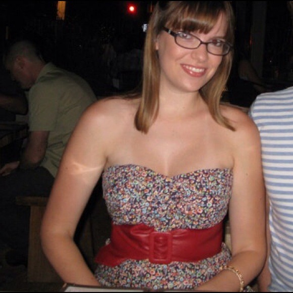 🎉HP🎉 Express floral strapless tiered sundress - Picture 4 of 4