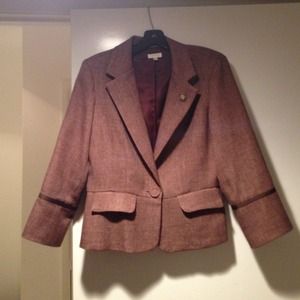 Pink tweed jacket