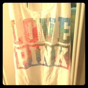 NWOT Love Pink Sequin Tank Top