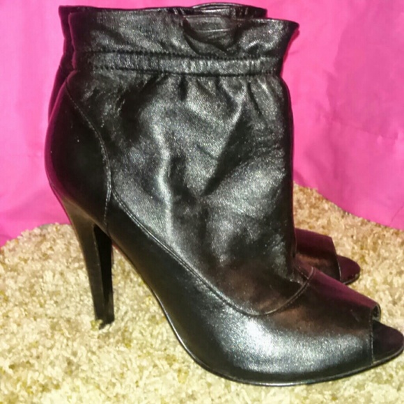 Mark Fisher peep toe booties - Picture 2 of 4