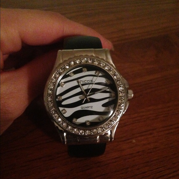 Zebra bling watch - Picture 2 of 3