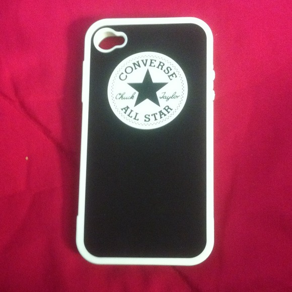 Black converse iphone case