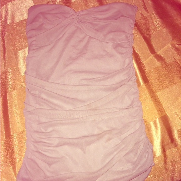 Silver tube top from express!
