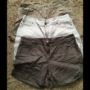 Jjill shorts...linen