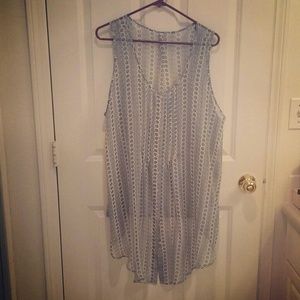 Free People sheer blouse