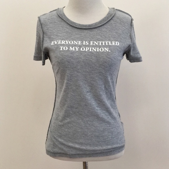 ❌SOLD!❌ A&F | Gray Inside-Out Graphic Tee - Picture 2 of 4