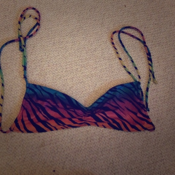 Victoria's Secret Pink line rainbow bikini - Picture 1 of 2